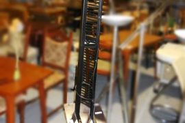 Stehlampe mit CD-Halter gebraucht Dresden